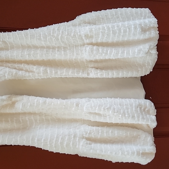 Wonder Nation White Soft Fleece Vest XL 14/16 - Picture 2 of 11